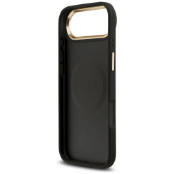 Case Guess Peony Hot Stamp MagSafe for iPhone Air / black