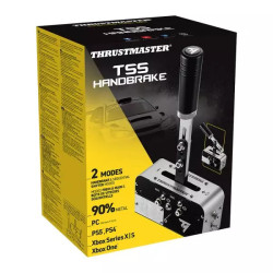 Thrustmaster TSS Handbrake Juoda, Sidabras USB Rankinis stabdys Analoginis / skaitmeninis PC, PlayStation 4, PlayStation 5, Xbox