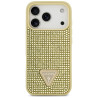 Guess Rhinestone Triangle Logo Case for iPhone 17 Pro / gold