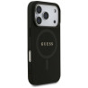 Guess Saffiano Classic Logo MagSafe Case for iPhone 17 Pro / Black