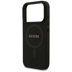 Guess Saffiano Classic Logo MagSafe Case for iPhone 17 Pro / Black