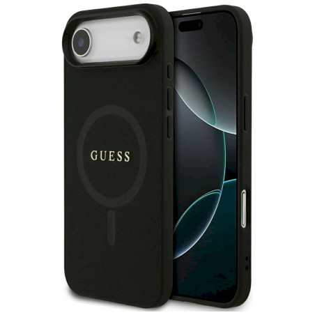 Guess Saffiano Classic Logo MagSafe Case for iPhone Air / Black