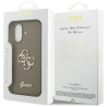 Guess Silicone Big 4G Script Case for iPhone 17 / Brown