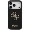 Guess Silicone Big 4G Script case for iPhone 17 Pro / black
