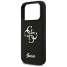Guess Silicone Big 4G Script case for iPhone 17 Pro / black