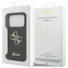 Guess Silicone Big 4G Script case for iPhone 17 Pro / black