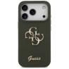 Guess Silicone Big 4G Script case for iPhone 17 Pro / khaki
