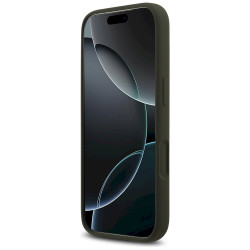 Guess Silicone Big 4G Script case for iPhone 17 Pro / khaki