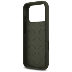 Guess Silicone Big 4G Script case for iPhone 17 Pro / khaki