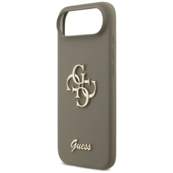 Guess Silicone Big 4G Script Case for iPhone 17 Air / Brown