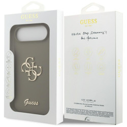 Guess Silicone Big 4G Script Case for iPhone 17 Air / Brown