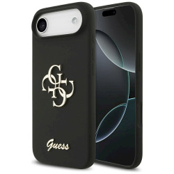 Guess Silicone Big 4G Script Case for iPhone Air / black