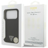 Case Guess Silicone Triangle Logo MagSafe for iPhone 17 Pro / black