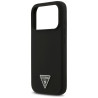 Case Guess Silicone Triangle Logo MagSafe for iPhone 17 Pro Max / black
