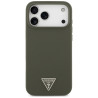 Case Guess Silicone Triangle Logo MagSafe for iPhone 17 Pro Max / khaki