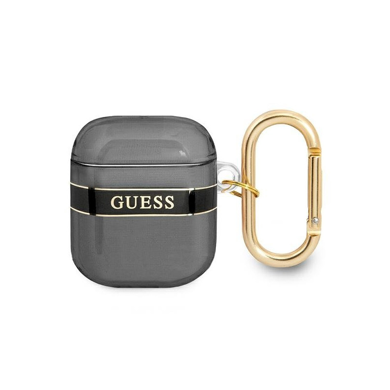 Guess GUA2HHTSK Strap Collection AirPods cover / black