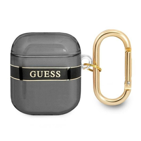 Guess GUA2HHTSK Strap Collection AirPods cover / black