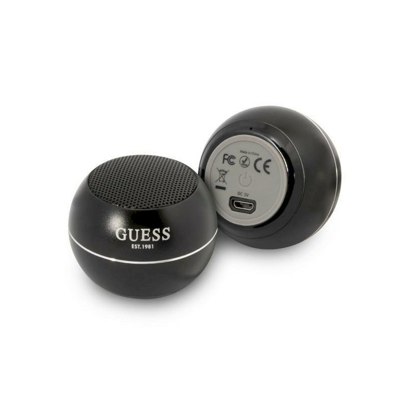 Guess Speaker Bluetooth GUWSALGEK Speaker mini black