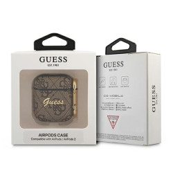 Guess GUA24GSMW AirPods cover 4G Script Metal Collection / brown