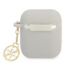 Guess GUA2LSC4EG AirPods cover Silicone Charm 4G Collection / grey