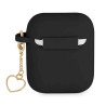 Guess GUA2LSCHSK AirPods cover Silicone Charm Heart Collection / black