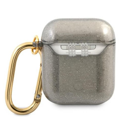 Guess GUA2UCG4GK AirPods cover Glitter Collection / black
