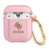 Guess GUA2UCG4GP AirPods cover Glitter Collection / pink