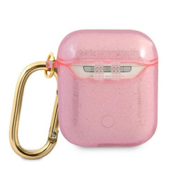 Guess GUA2UCG4GP AirPods cover Glitter Collection / pink