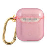 Guess GUA2UCG4GP AirPods cover Glitter Collection / pink