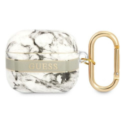 Guess GUA3HCHMAG AirPods 3 cover Marble Strap Collection / grey