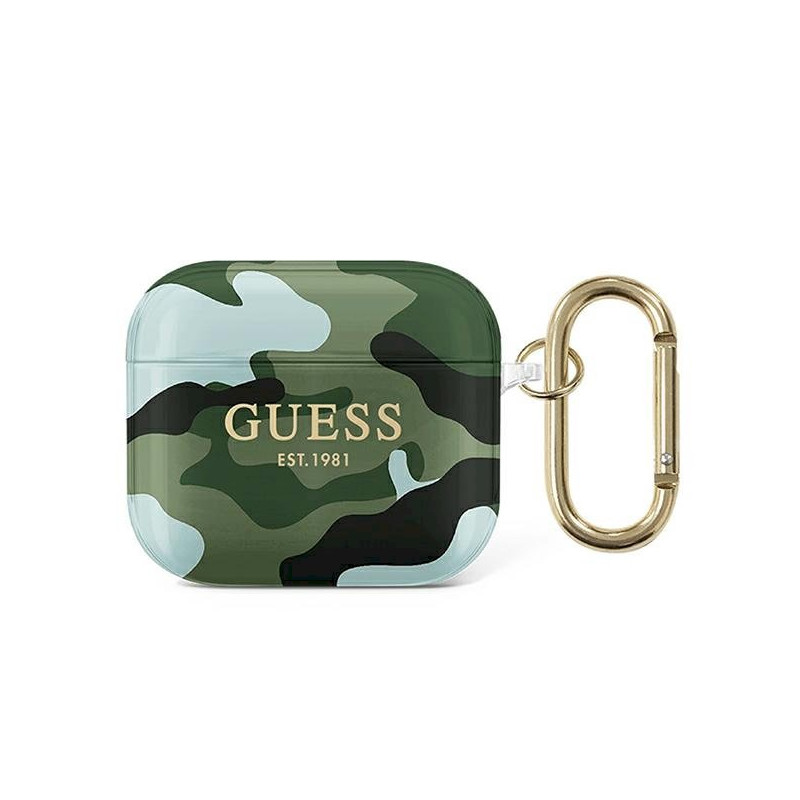 Guess GUA3UCAMA AirPods 3 cover Camo Collection / khaki
