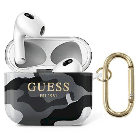 Guess GUA3UCAMG AirPods 3 cover Camo Collection / black