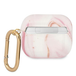 Guess GUA3UNMP AirPods 3 cover Marble Collection / pink