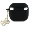 Guess GUA4LECG4K AirPods 4 cover Silicone 4G Charm / black