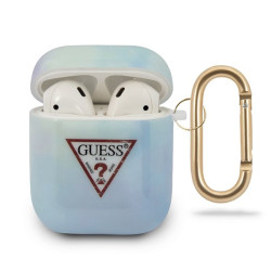 Guess GUACA2TPUMCGC02 AirPods cover Tie & Dye Collection / blue