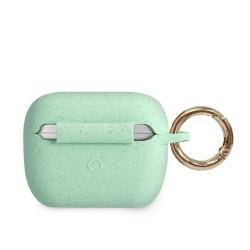 Guess GUACAPSILGLGN AirPods Pro cover Silicone Glitter / green