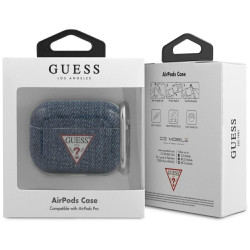 Guess GUACAPTPUJULDB AirPods Pro Cover Jeans Collection / dark blue