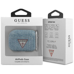 Guess GUACAPTPUJULLB AirPods Pro cover Jeans Collection / light blue