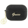 Guess GUAP2GLGSHK AirPods Pro 2 (2022/2023) cover Glitter Flake 4G Charm / black