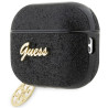 Guess GUAP2GLGSHK AirPods Pro 2 (2022/2023) cover Glitter Flake 4G Charm / black