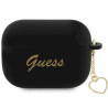 Guess GUAP2LSCHSK AirPods Pro 2 (2022/2023) Silicone Charm Heart Collection cover / black