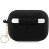 Guess GUAP2LSCHSK AirPods Pro 2 (2022/2023) Silicone Charm Heart Collection cover / black