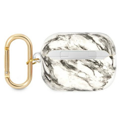 Guess GUAPHCHMAG AirPods Pro cover Marble Strap Collection / grey