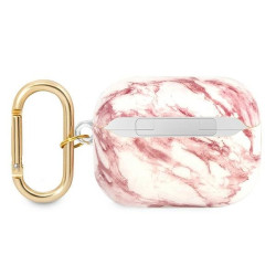 Guess GUAPHCHMAP AirPods Pro cover Marble Strap Collection / pink