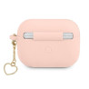 Guess GUAPLSCHSP AirPods Pro cover Silicone Charm Heart Collection / pink