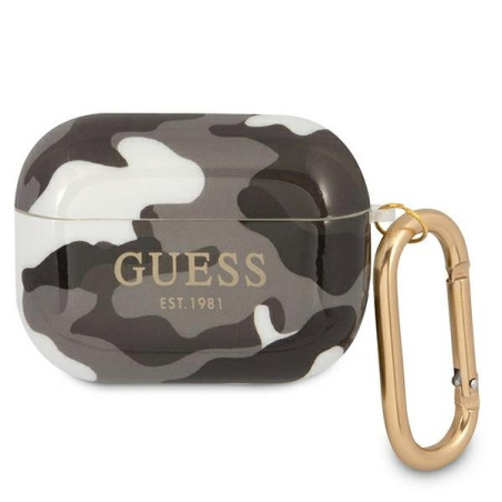 Guess GUAPUCAMG AirPods Pro cover Camo Collection / black
