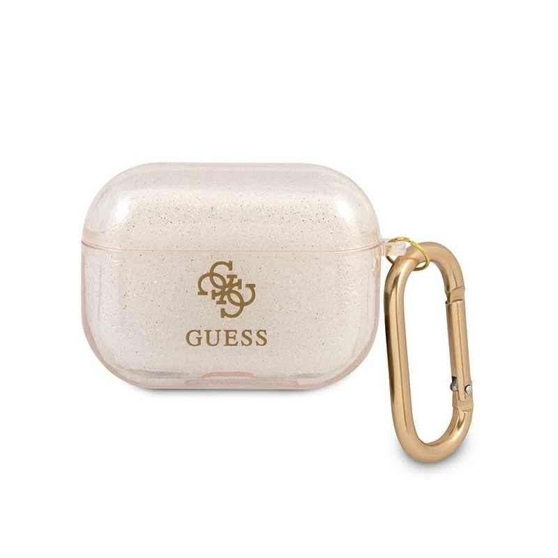 Guess GUAPUCG4GD AirPods Pro cover Glitter Collection / gold
