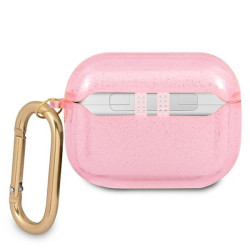 Guess GUAPUCG4GP AirPods Pro cover Glitter Collection / pink