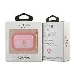 Guess GUAPUCG4GP AirPods Pro cover Glitter Collection / pink