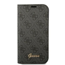 Guess GUBKP14LHG4SHK iPhone 14 Pro 6,1" black book 4G Vintage Gold Logo